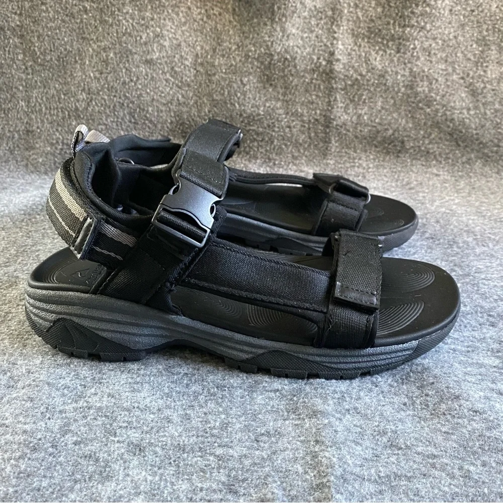 Ozark‎ Trail Sandals Mens Size 8 Black Strappy Shoes